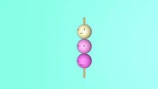 c4d趣味小球人
