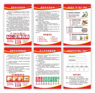消防安全制度牌