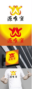 蜂蜜标识设计