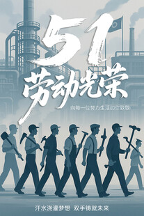 51劳动海报