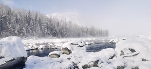 禾木景区  雪城 雪景 雪山 