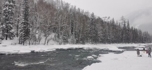 禾木景区  雪城 雪景 雪山 