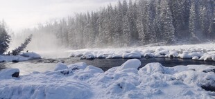禾木景区  雪城 雪景 雪山 