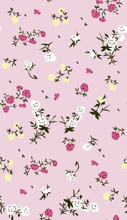 粉色花卉图案背景纹理