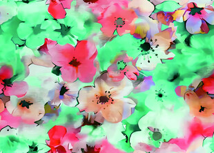 缤纷花卉图案背景