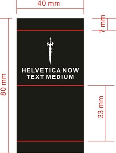 字体尺寸示例图