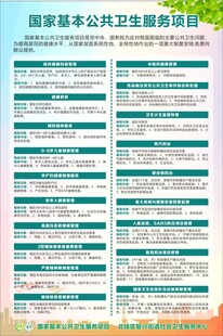 国家基本公卫服务项目十九项