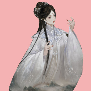 古风汉服女子优雅姿态