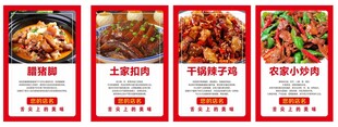 多样美味中式菜肴展示
