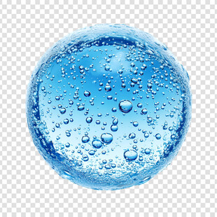 蓝色水珠素材