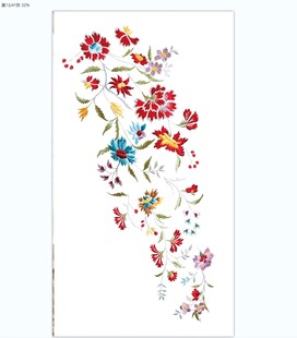 花卉飞鸟装饰图案设计