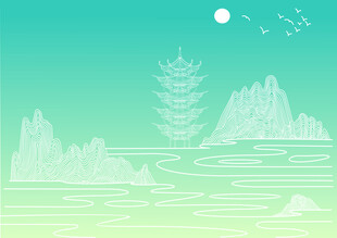 线条图