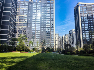 现代都市高层住宅景观