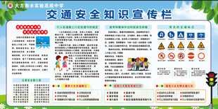 交通安全知识宣传栏