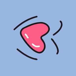 跳动的心形图案