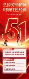 红金色51劳动节致敬劳模