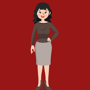 优雅职场女性形象展示