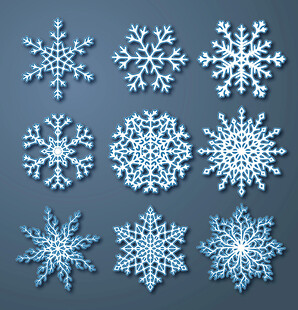 精美雪花图案集合