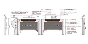 带造型宣传栏