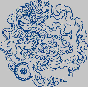 传统中式龙纹图案设计