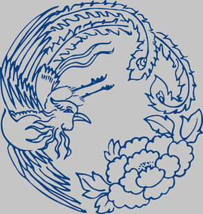 凤凰牡丹传统纹样图案