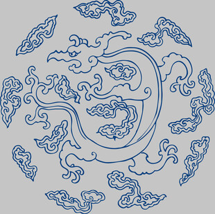 传统中式龙纹图案设计