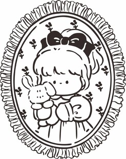 可爱小女孩