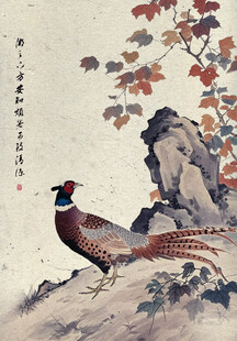 国画锦鸡