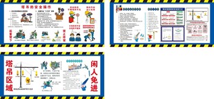 塔吊围挡塔吊安全宣传