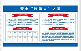 安全吹哨人制度宣传