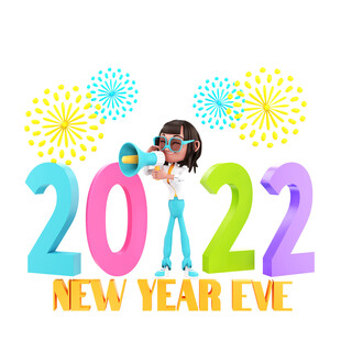 2022新年直播场景图