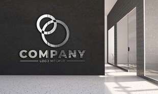 公司墙面logo