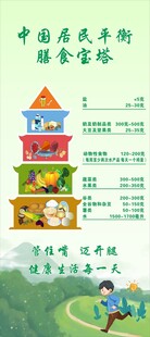 膳食宝塔 海报