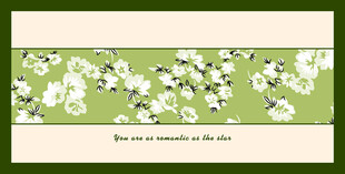 春日繁花横幅图