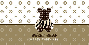 可爱小熊图案背景设计