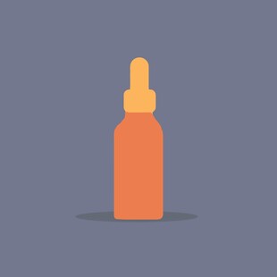 红色卡通喇叭图标
