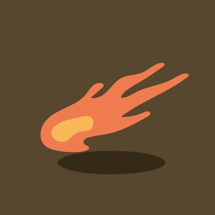 卡通风格火焰图标