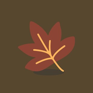 简约枫叶图标
