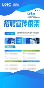 招聘宣传展板设计模板