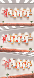 企业发展历程文化墙