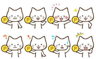 卡通猫表情包 图片