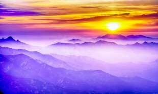 壮丽云海日出美景