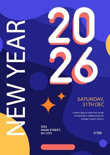 2026新年海报设计素材
