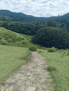 山间石径通幽处