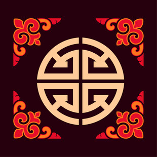 中式传统吉祥图案装饰