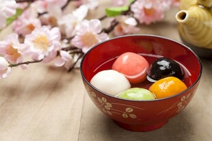 日式和果子 精致碗中美味