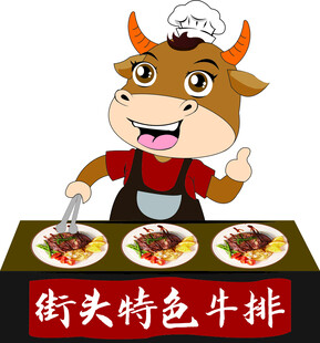 卡通牛