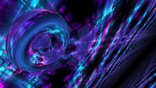 梦幻炫彩螺旋光影效果