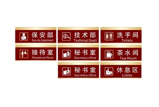 办公室门牌