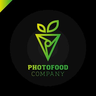 绿色食品公司创意标志